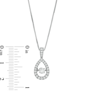Unstoppable Love™ 0.50 CT. T.W. Diamond Vintage-Style Teardrop Pendant in 10K Gold|Peoples Jewellers