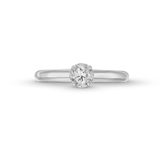 CT. Diamond Miracle Solitaire Engagement Ring in 14K White Gold|Peoples Jewellers