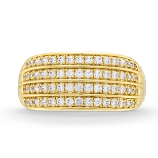 0.50 CT. T.W. Diamond Multi-Row Anniversary Band in 10K Gold|Peoples Jewellers