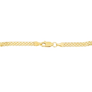 3.5mm Bismark Chain Bracelet in Hollow 14K Gold - 7.25"|Peoples Jewellers