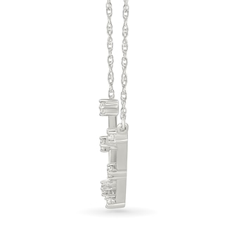 0.085 CT. T.W. Diamond Cancer Constellation Necklace in Sterling Silver|Peoples Jewellers