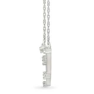 0.115 CT. T.W. Diamond Capricorn Constellation Necklace in Sterling Silver|Peoples Jewellers