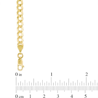 4.7mm Flat Curb Chain Necklace in Solid 14K Gold - 20"|Peoples Jewellers