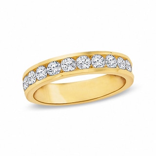 Previously Owned - 0.25 CT. T.W. Channel Set Diamond Band in 10K Gold|Peoples Jewellers