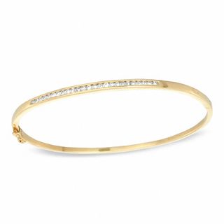 Previously Owned - 0.50 CT. T.W. Diamond Bangle in 10K Gold|Peoples Jewellers