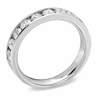 Previously Owned - 1.00 CT. T.W.  Diamond Channel Band in 14K White Gold|Peoples Jewellers