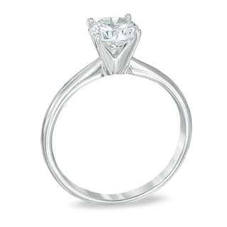 Previously Owned 1.00 CT. Diamond Solitaire Engagement Ring in 14K White Gold (J/I3)|Peoples Jewellers