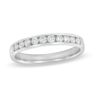 Previously Owned - 0.33 CT. T.W. Diamond Band in 14K White Gold (I/I2)|Peoples Jewellers