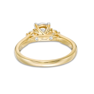 Previously Owned - 0.50 CT. T.W. Diamond Past Present Future® Engagement Ring in 10K Gold|Peoples Jewellers