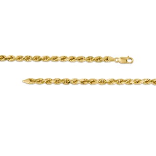 Previously Owned - Men's 5.0mm Rope Chain Necklace in 14K Gold - 22"|Peoples Jewellers