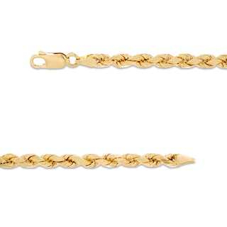 Previously Owned - Men's 4.4mm Rope Chain Necklace in 14K Gold - 22"|Peoples Jewellers