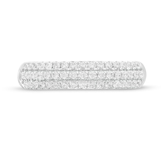 Previously Owned - 0.50 CT. T.W.  Diamond Band in 14K White Gold (I/SI2)|Peoples Jewellers