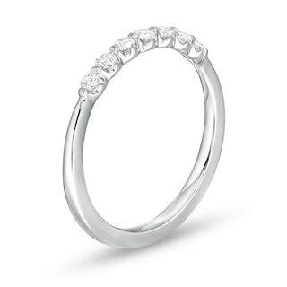 Previously Owned - 0.25 CT. T.W. Diamond Seven Stone Band in 14K White Gold|Peoples Jewellers