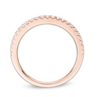 Previously Owned - Vera Wang Love Collection 0.23 CT. T.W. Diamond Band in 14K Rose Gold|Peoples Jewellers