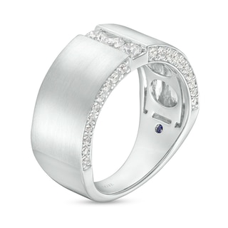 Previously Owned - TRUE Lab-Created Diamonds by Vera Wang Love Men's 0.69 CT. T.W. Wedding Band in 14K White Gold|Peoples Jewellers