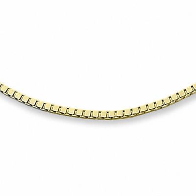 14K Gold 1.15mm Box Chain Necklace - 20"