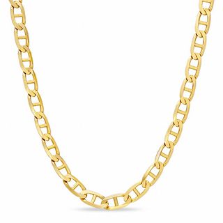 080 Gauge Mariner Chain Necklace in 10K Gold