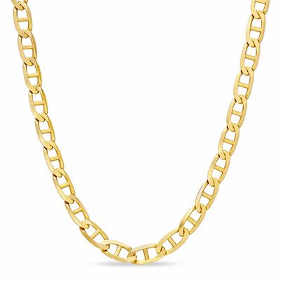 080 Gauge Mariner Chain Necklace in 10K Gold