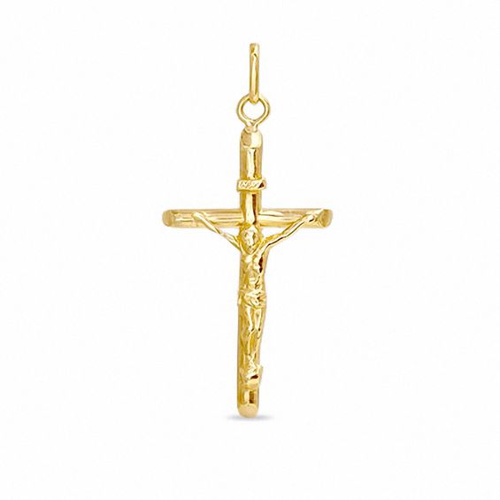 10K Gold Crucifix Charm | Peoples Jewellers