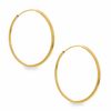 14K Gold 21mm Light Hoop Earrings