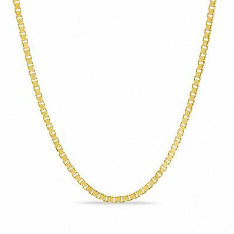 1.15mm Box Chain Necklace in 14K Gold - 22"|Peoples Jewellers