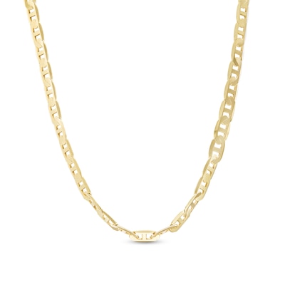 3.0mm Mariner Chain Necklace in 10K Gold - 22"