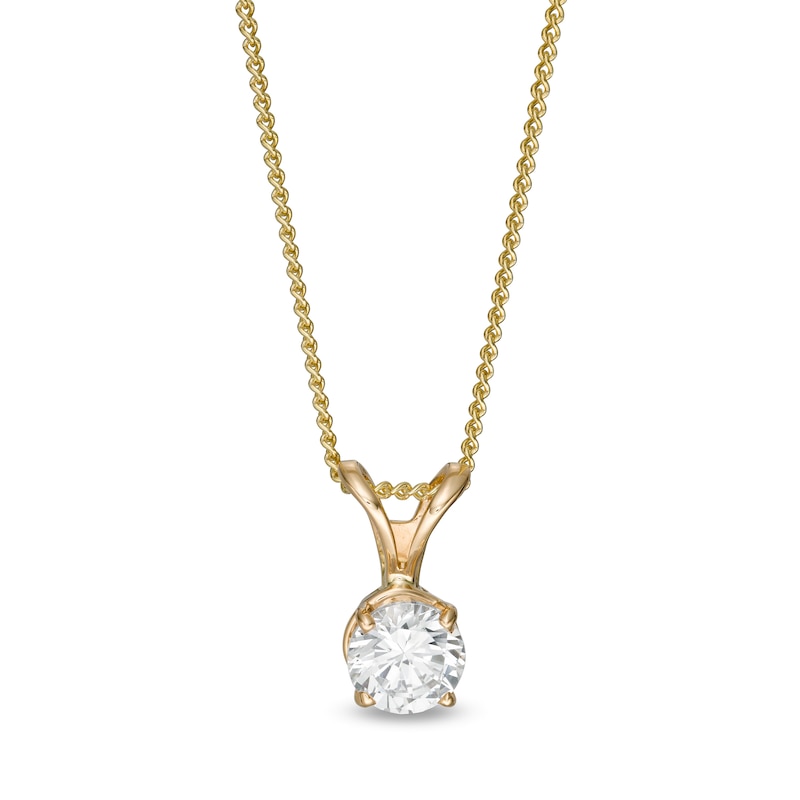 0.50 CT. Certified Diamond Solitaire Pendant in 14K Gold (J/I3)|Peoples Jewellers