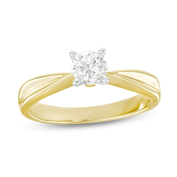 0.50 CT. Certified Prestige® Diamond Solitaire Engagement Ring in 14K Gold (J/I1)