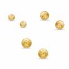Thumbnail Image 0 of 14K Gold Three-Piece Diamond-Cut Ball Stud Earrings Set