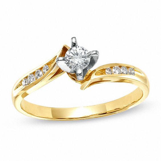 Ladies' CT. T.W. Diamond Engagement Ring in 14K Gold