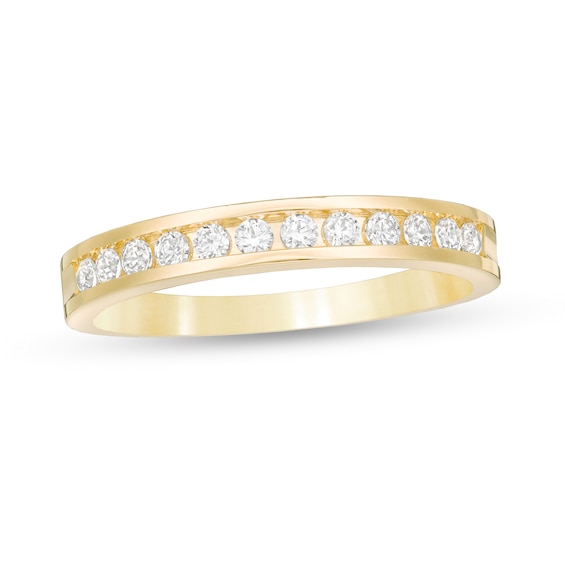 0.25 CT. T.W. Channel Set Diamond Band in 10K Gold