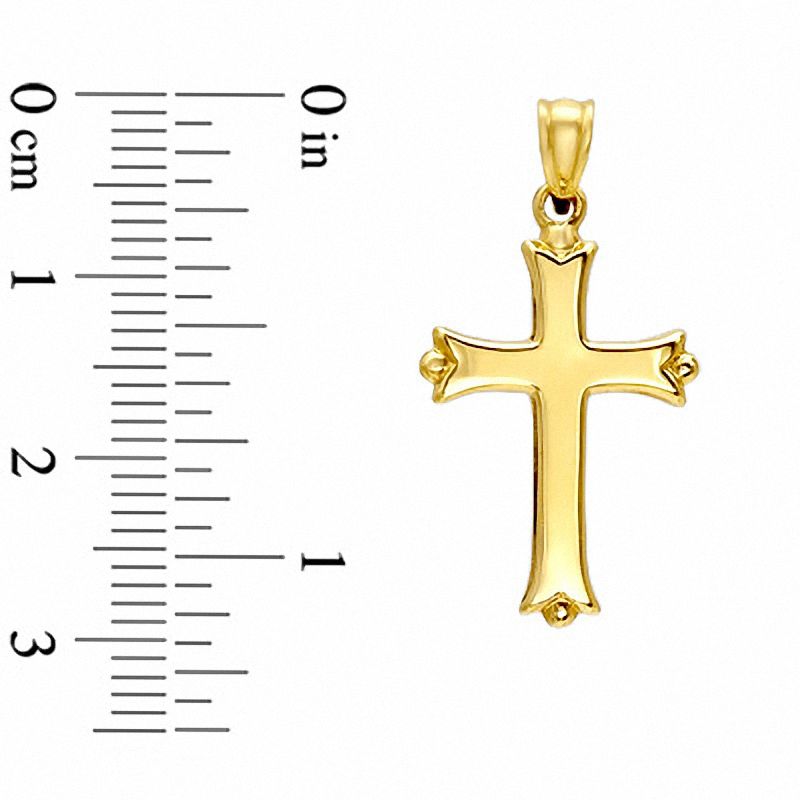 Main Image 2 of Reversible Cross Charm in 10K Two-Tone Gold