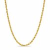 Thumbnail Image 1 of 3.0mm Glitter Rope Chain Necklace in Hollow 10K Gold - 20&quot;