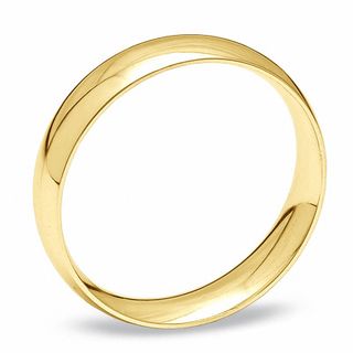 Ladies' 4.0mm Comfort Fit 14K Gold Wedding Band