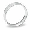 Men's 5.0mm Comfort Fit 14K White Gold Wedding Band