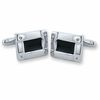 Thumbnail Image 0 of Men's Silver-Tone Cuff Links by Colibri
