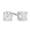 Thumbnail Image 0 of Celebration Canadian Lux® 0.50 CT. T.W. Certified Diamond Earrings in 18K White Gold (H-I/SI2)