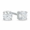 Thumbnail Image 1 of Celebration Canadian Lux® 0.70 CT. T.W. Certified Diamond Earrings in 18K White Gold (H-I/SI2)