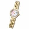 Thumbnail Image 0 of Ladies' Citizen Gold-Tone Watch with Crystals and Mother-of-Pearl Dial (Model: EJ5502-53D)