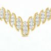 4.00 CT. T.W. Diamond Swirl Necklace in 10K Gold