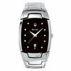 Thumbnail Image 0 of Men's Bulova Watch With Tonneau Black Dial (Model: 96G46)