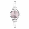 Thumbnail Image 0 of Ladies' Movado Kara™ Pink Mirror Dial Bangle Watch in Stainless Steel (Model: 0605284)