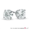 Thumbnail Image 0 of Celebration Canadian Lux® 1.00 CT. T.W. Certified Diamond Earrings in 18K White Gold (I/SI2)