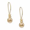 Thumbnail Image 0 of 14K Gold Ball Drop Earrings