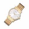 Men's Wittnauer Orpheum™ Diamond Accent Gold-Tone Watch with White Dial (Model: 12E18)