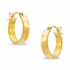 Thumbnail Image 1 of 14K Gold Small Wedding Band Hoop Earrings