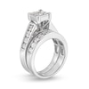 Thumbnail Image 2 of 2.00 CT. T.W. Quad Princess-Cut Diamond Bridal Set in 14K White Gold