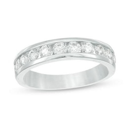 1.00 CT. T.W. Diamond Channel Band in 14K White Gold