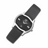 Thumbnail Image 0 of Ladies' Wittnauer Montserrat™ Diamond Accent Strap Watch with Rectangular Black Dial (Model: 10R19)