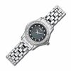 Thumbnail Image 0 of Ladies' Citizen Eco-Drive Riega Watch with Black Mother-Of-Pearl Dial and Diamond Bezel (Model: EP5630-55Y)